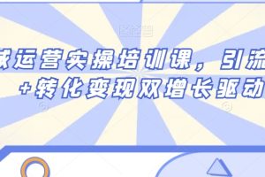 私域运营实操培训课，引流获客+转化变现双增长驱动